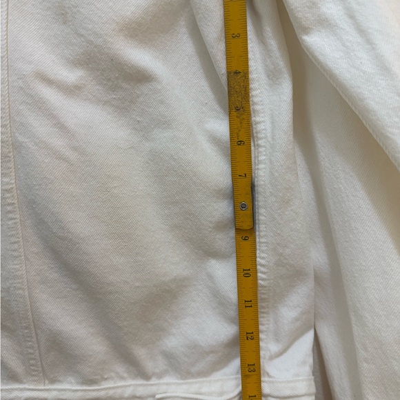 Levi's Men's White Denim Jacket Excellent Condition Size XXL Vintage Y2K Red Tab - Picture 15 of 15